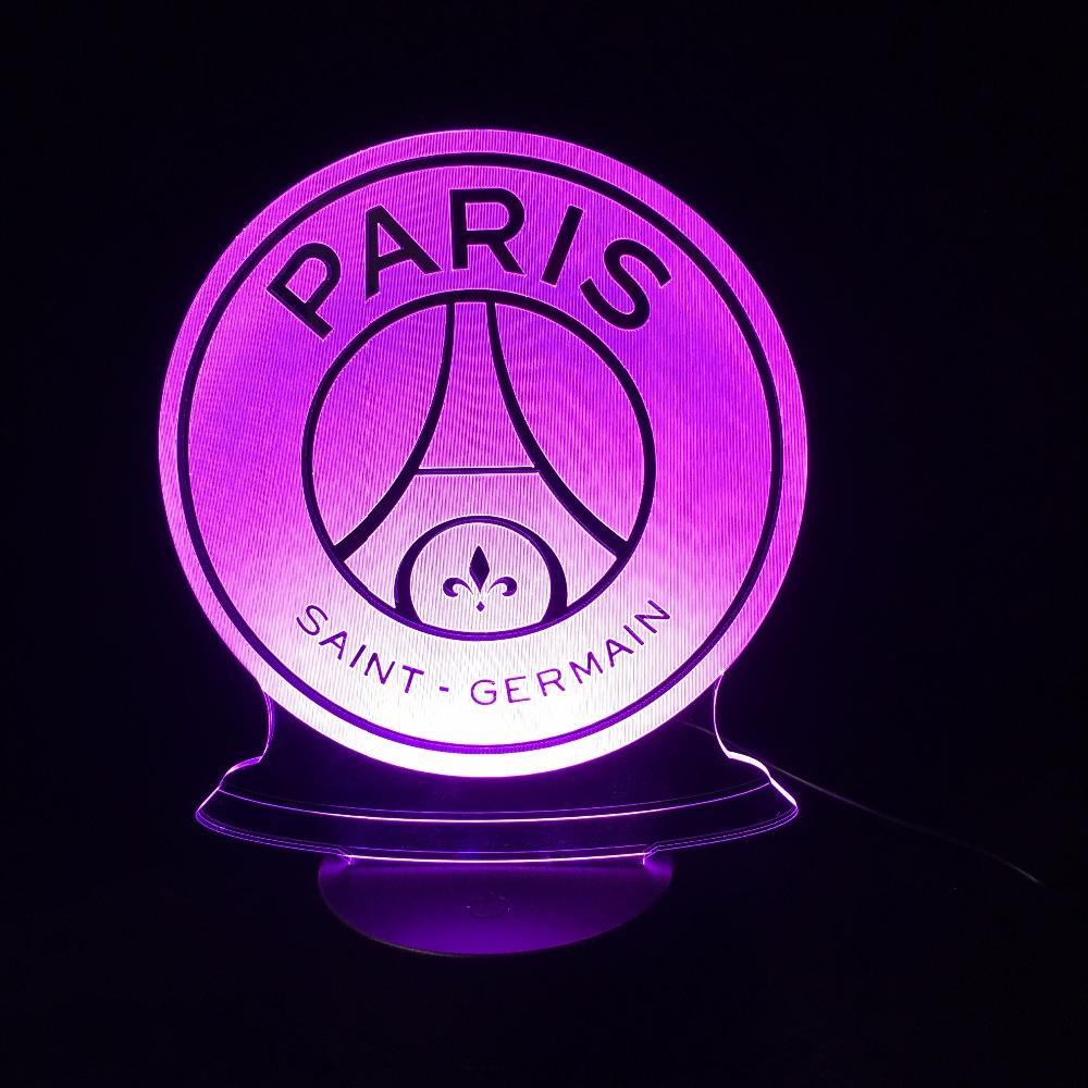 Veilleuse 3D Led Du Paris Saint-Germain
